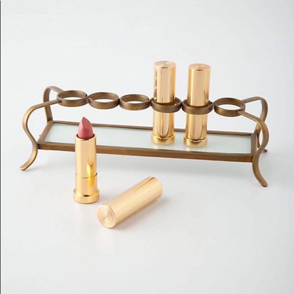 Gold Lipstick Holder